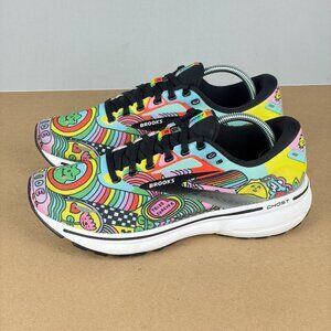 Brooks Ghost 15 Run Proud Athletic Running Shoes Womens 8.5 Pride Multicolor